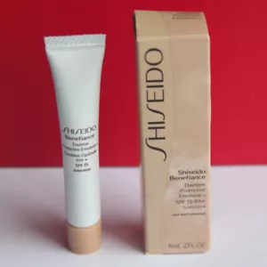 SHISEIDO Benefiance Daytime Protective Emulsion 0.2 Oz. / 6 mL SPF 15 New Boxed - Picture 1 of 2