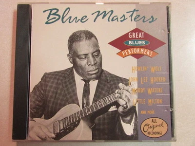 BLUE MASTERS GREAT BLUES PERFORMERS 16 TRK 1990 CD HOWLIN' WOLF JOHN LEE HOOKER - Image 1 of 4