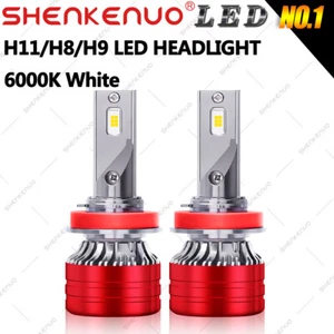 LED Headlight Kit H11 6000K White Low Beam Bulbs for Ford Fiesta 2011-2018 2019 - Bild 1 von 8