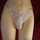 Mens Sissy Lace Lingerie Thong G-String Briefs Pouch Panties Bikini Underwear