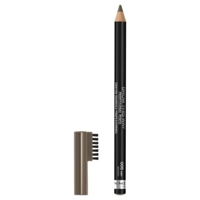Rimmel Brow This Way Professional Crayon Pencil 006 Brunette Eyebrow Liner 1.4G - Image 1 of 3