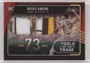 2022 Panini Absolute Tools of the Trade 2 Swatch Spectrum Red /49 Reiss Knehr