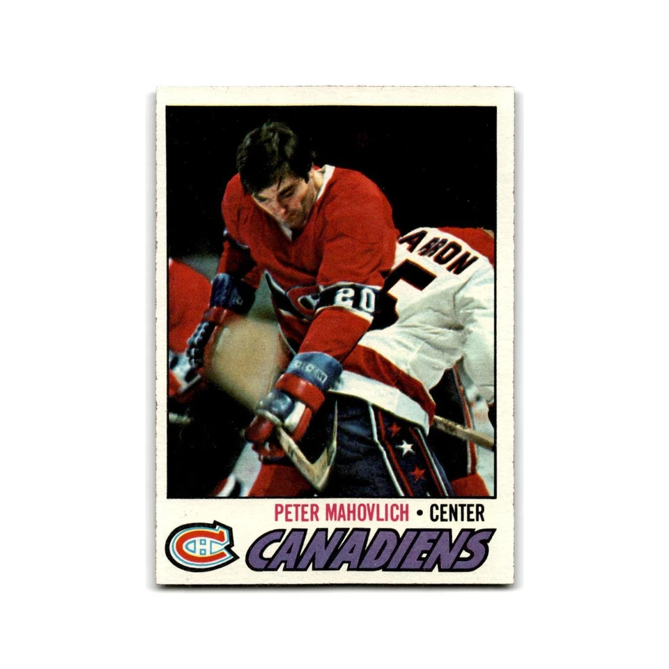 1977 Topps Pete Mahovlich Montreal Canadiens #205 - Image 1 of 3