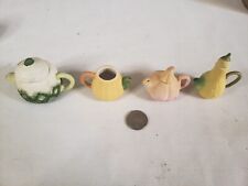 miniature teapot Ceramic vegetables