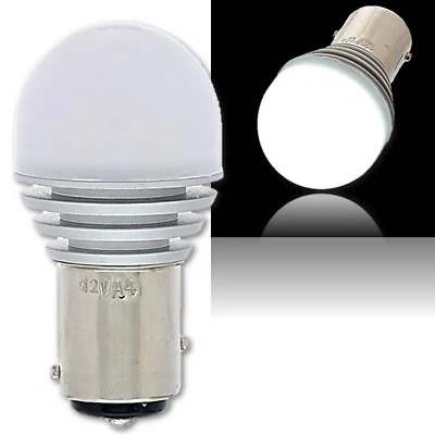 #1157 White LED 12V Park Tail Light Brake Stop Turn Signal Lamp Bulb EACH 7x6.4 - Image 1 of 4
