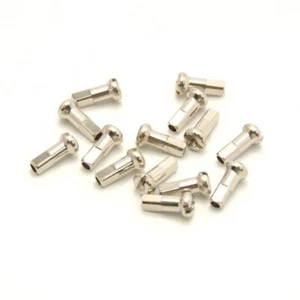 13g Messing vernickelt SÄULE Brustwarzen passend für std 4mm Felgenfelge BAT eBike - Bild 1 von 5