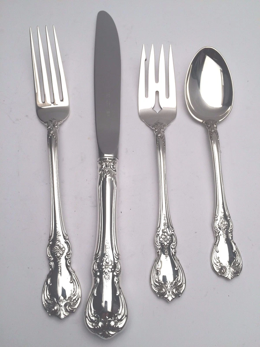 Towle Old Master Antique US Sterling Silver Flatware Sets for sale