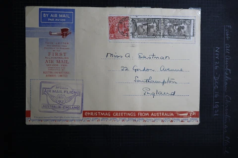 Australia - 1931 First Australia to England Airmail Flight SYDNEY  A95 RAIR11 Cover