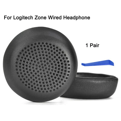 MARKENLOS 2Pcs Ear Pads Cushions Cover Replacement For Logitech Zone Wired Headset