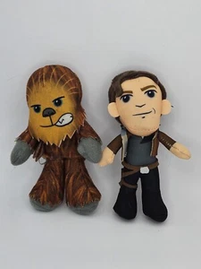 Scenez Star Wars 5” Chewbacca And Han Solo Plush - Picture 1 of 8