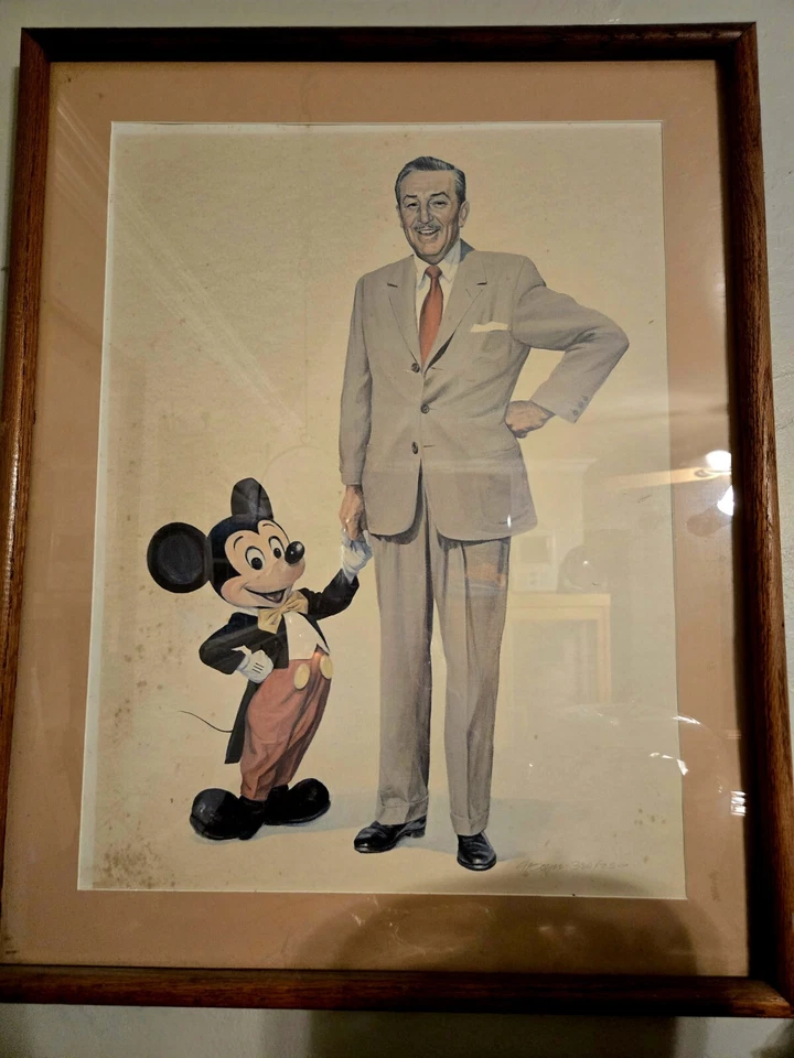 Signed Disney Charles Boyer Lithograph "Partners"   380 /2500  - Image 1 of 4
