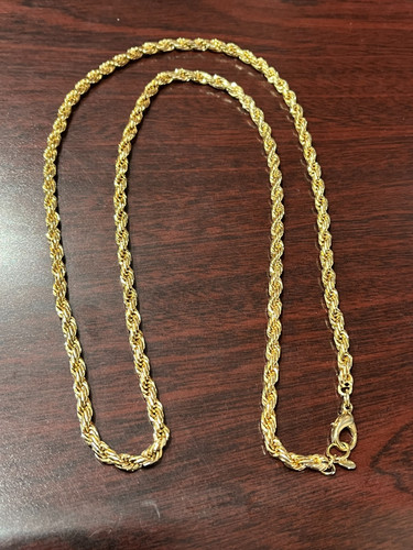 Givenchy Collana con catena in corda tono oro 29 5"