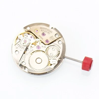 Universal Geneve Cal 2-42 Watch Movement New Old Running Missing Hour Wheel #3 - Image 1 of 3