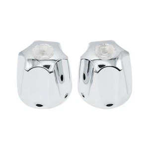 Chrome Plated Large Shower Knob Fits Pfister Shower Set 2 Pack with Hot and Cold - Picture 1 of 8