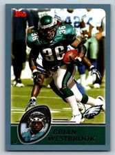 2003 Topps Brian Westbrook #116  SN499     Philadelphia Eagles 101700