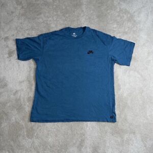 Nike SB Scorpion T Shirt Blue Adult Large L Mens Swoosh Sport Summer Cotton A814
