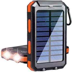 Solar Power Bank Charger Portable Charger USB Power Bank For Cell Phone - Picture 1 of 11