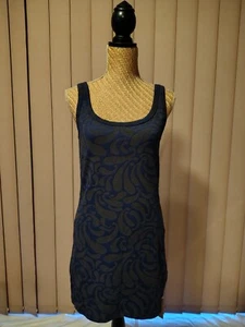 Thrillis Janis Mini Dress. Twilight Blue. Size 14. (XL) EU: 42. Unusual pattern. - Picture 1 of 9