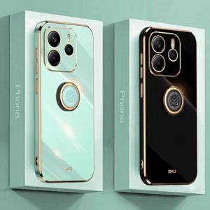 Uchwyt pierścieniowy Poszycie etui do Xiaomi Redmi Note 14 5G / 14 Pro + / 13 Pro + / 14C Cover - Zdjęcie 1 z 39
