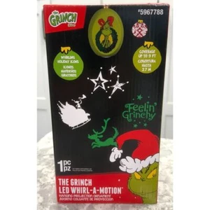 The Grinch LED Whirl-A-Motion Hanging Projection Ornament Holiday Decor Classic - Picture 1 of 5