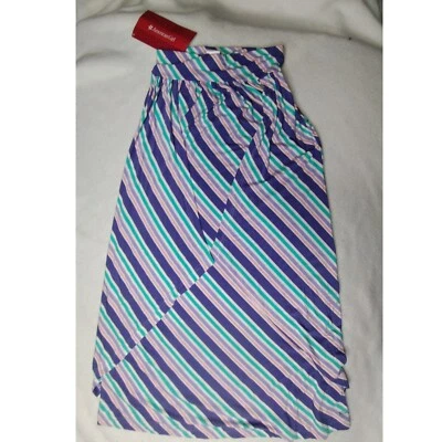 American Girl Striped Maxi Skirt Girls Colorful Casual Cute L(14/16) - Image 1 of 4