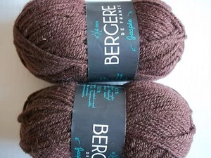 Bergere de France Jaspee Wollmischung Garn, Acajou (braun), Posten von 2 (104 Yards EA) - Bild 1 von 2