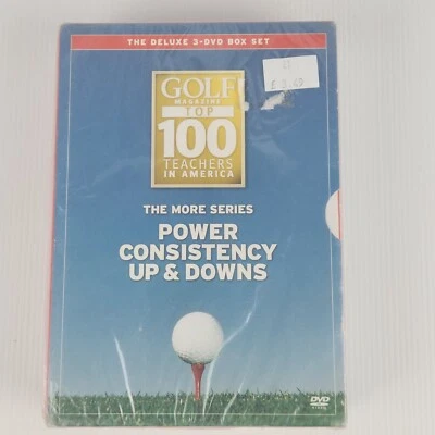 Golf Mag  NTSC Top 100 Teachers In America3DVD set.More-Power-ConsistencyUp-NEW - Image 1 of 3
