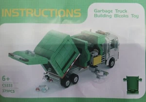 Building Blocks Garbage Truck Toy 379 Pieces - Picture 1 of 4