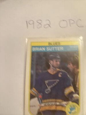 1982-83 O-Pee-Chee Hockey #311 Brian Sutter St. Louis Blues Vintage Card - Image 1 of 2
