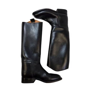 Botas de equitación alemanas ecuestres de cuero Luchs talla 8 - Imagen 1 de 9