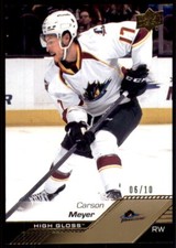 2022-23 AHL Base High Gloss #62 Carson Meyer 6/10 - Cleveland Monsters