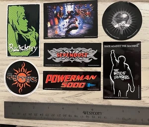 Vintage 2000 Rock Vending Mach Aufkleber Set 7 Godsmack RAtM Limp Bizkit Neu aus altem Lagerbestand - Bild 1 von 1