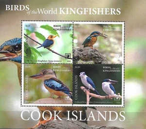 COOK ISLANDS - 2020 MNH "Birds Of The WORLD - MARTINES PESCADORES" ¡Hoja de recuerdo!!!! - Imagen 1 de 1
