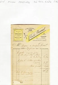 Paris XV ème 4 Rue Roussin - Petite Entête Rare Dessinateur Graveur - 29/02/1892 - Bild 1 von 1