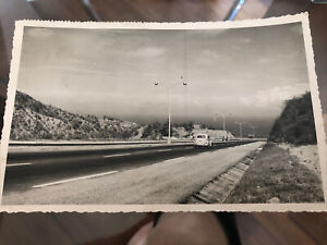 CARACAS VENEZUELA autopista La Guaira old postcard vecchia cartolina 1954