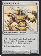 4X SOLDIER REPLICA ARTIFACT MIRRODIN MTG MAGIC NM X4 (yourdeckbuilder)