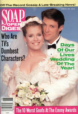 SOAP OPERA DIGEST June 25 1991 Melissa Reeves Matthew Ashford Rick Hearst - Image 1 of 4