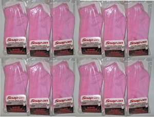 12 PAIRS Snap-On PINK Ankle Socks MEDIUM 6-10 *FREE SHIPPING* MADE IN USA *NEW* - Picture 1 of 6