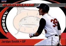 2013 Carolina Mudcats Choice #20 Jordan Smith Willmar Minnesota MN Baseball Card