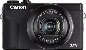 Canon Compact Digital Camera PowerShot G7 X Mark III Black PSG7XMARKIIIBK - Picture 1 of 7