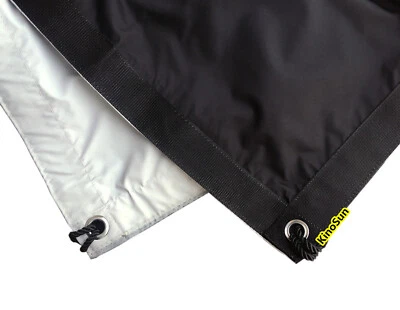 Bloque reflectante de rebote blanco y negro ultra rebote 8'x8' 8x8 2,4x2,4 m Foto 1 de 4