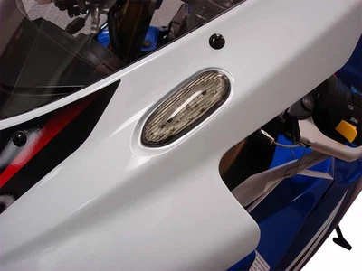 Hotbodies Racing Flush Mount Turn Signal/Mirror Block Offs-Smoke-S06GS-SIG-SMK - Image 1 of 3