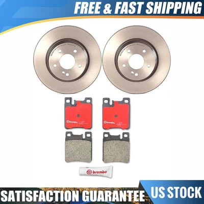 Rotores de freno traseros Brembo pastillas de freno de cerámica para Mercedes-Benz E55 AMG 1999-2002 Foto 1 de 4