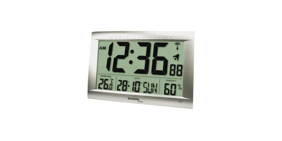 TECHNOLINE Funkuhr ® WS 8009 Kunststoff ® WS 8009 Kunststoff - Bild 1 von 1