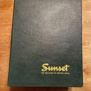 1958 Sunset Magazines 12 Issues Magazine Of Western Living in Sunset Binder-USA - Picture 1 of 24