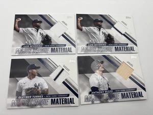 2024 Topps Major League Material Relics New York Yankees (4) Karten Lot - Bild 1 von 3