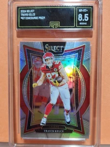 Travis Kelce 2024 Panini Select Prizm No. 97 GMA Rated 8.5 - Picture 1 of 3