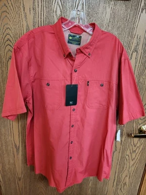 GH Bass & Co. Explorer Shirt Mens XL Bright Red Outdoors Hiking Sportsman - Image 1 of 4