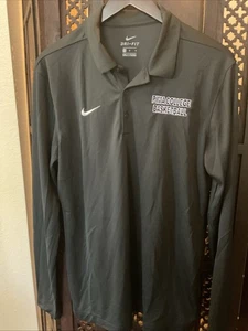 Nike Dri Fit Pima College Basketball Staff Polo LS Größe M - Bild 1 von 5