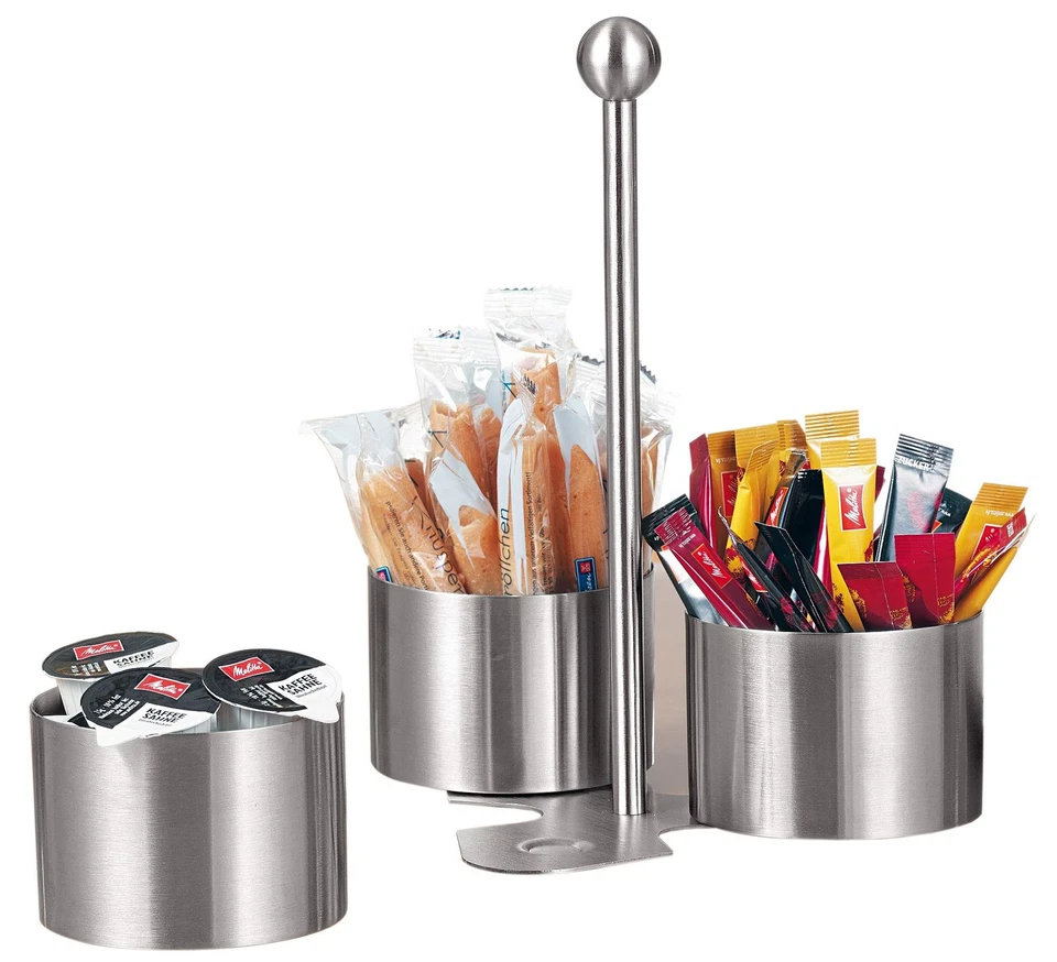 Esmeyer Snack and dip Set Boston of Stainless Steel, Silver, 17 x 17 x 24 cm - Image 1 of 4